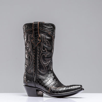 Stallion Boots Majestic Crocodile w/ Buffalo Boots Mens - Cowboy Boots