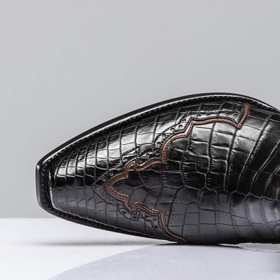 Stallion Boots Majestic Crocodile w/ Buffalo Boots Mens - Cowboy Boots