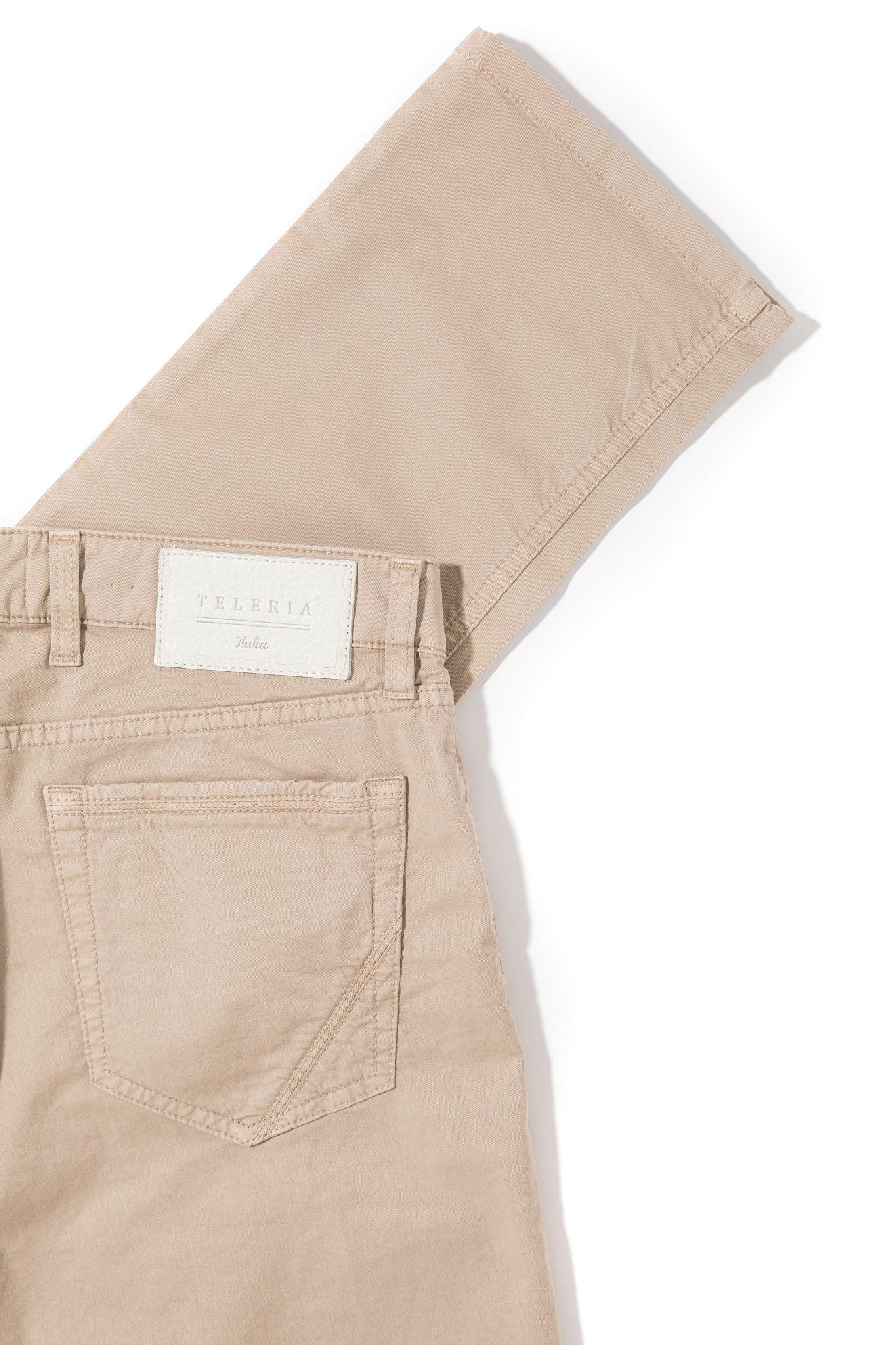 Teleria Zed Fowler Ultralight Performance Pant In Beige Mens - Pants - 5 Pocket