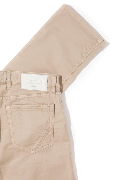 Teleria Zed Fowler Ultralight Performance Pant In Beige Mens - Pants - 5 Pocket
