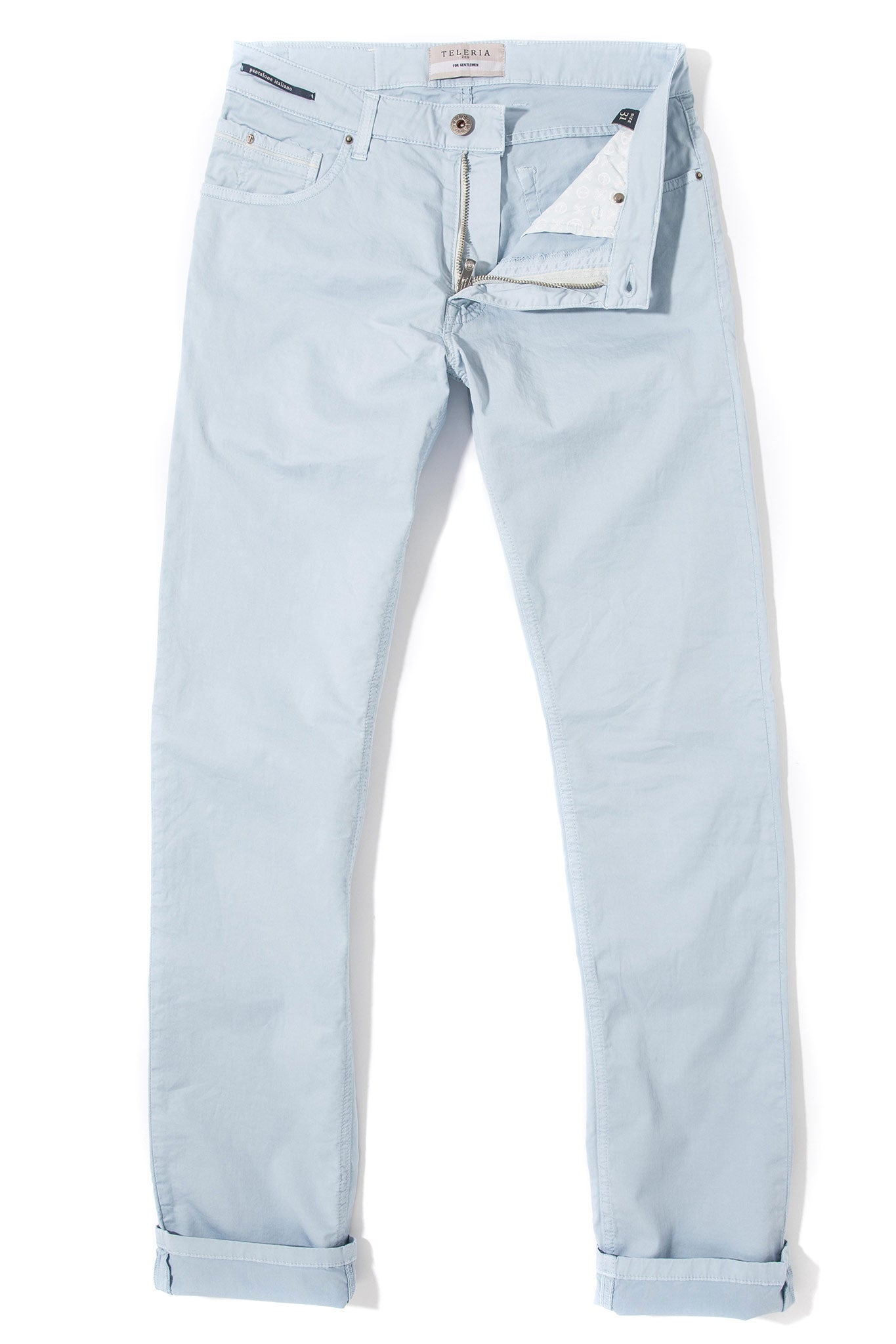 Teleria Zed Fowler Ultralight Performance Pant In Blue Ice Mens - Pants - 5 Pocket