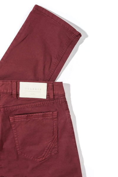 Teleria Zed Fowler Ultralight Performance Pant In Bordeaux Mens - Pants - 5 Pocket
