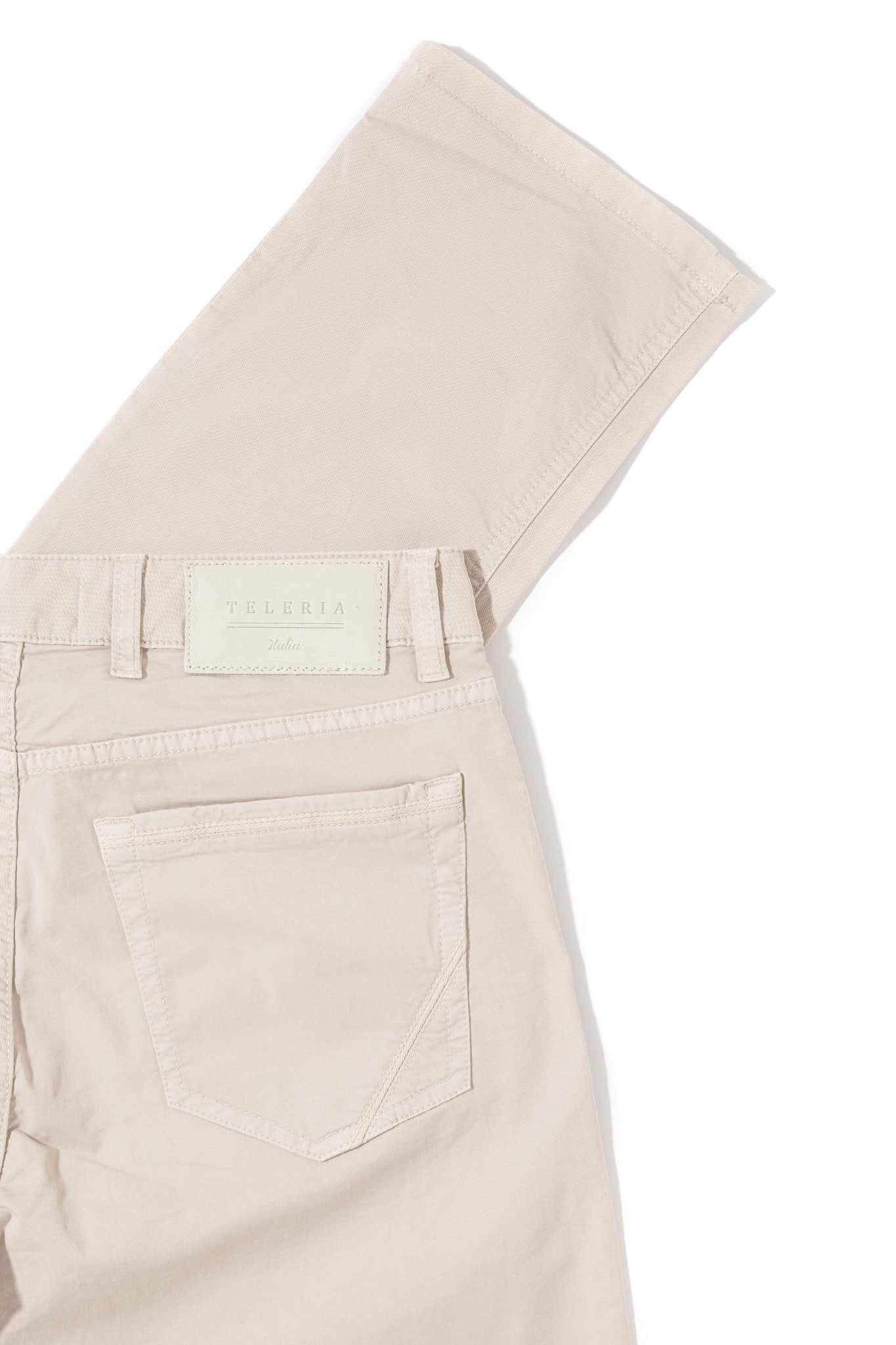 Teleria Zed Fowler Ultralight Performance Pant In Ecru Mens - Pants - 5 Pocket