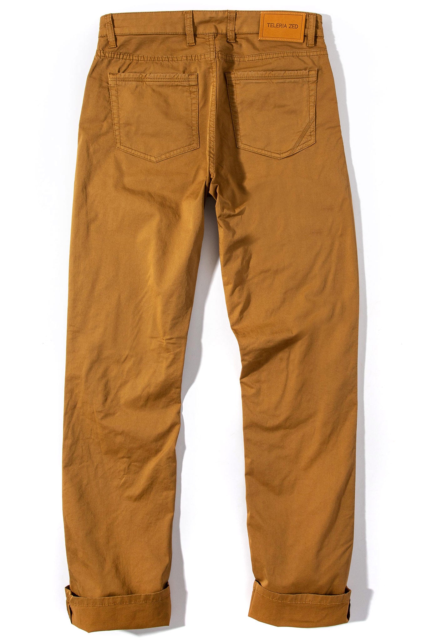 Teleria Zed Fowler Ultralight Performance Pant In Gold Mens - Pants - 5 Pocket
