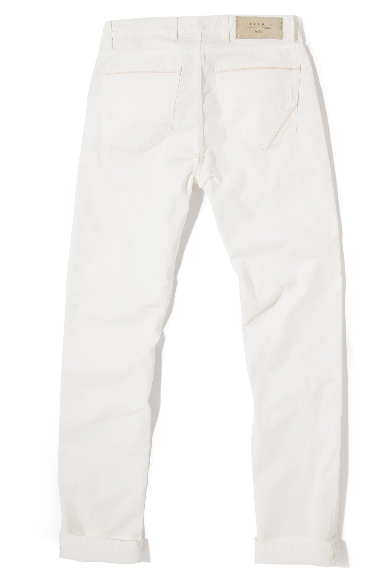 Teleria Zed Fowler Ultralight Performance Pant In Off White Mens - Pants - 5 Pocket