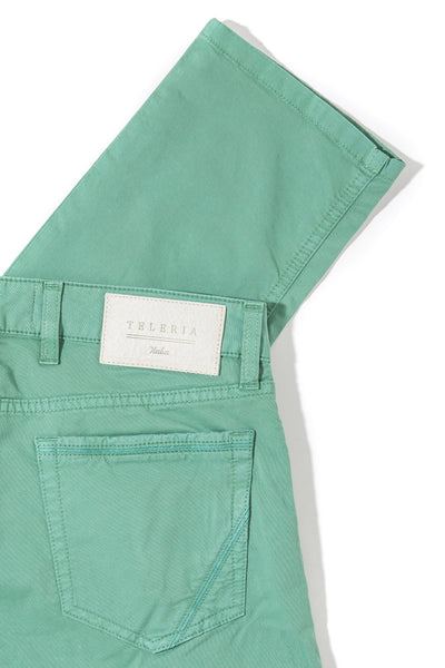 Teleria Zed Fowler Ultralight Performance Pant In Verde Giada Mens - Pants - 5 Pocket