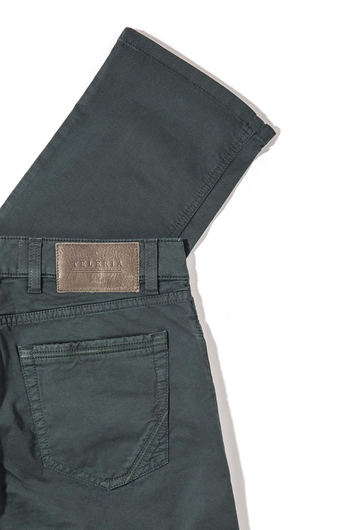 Teleria Zed Fowler Ultralight Performance Pant In Verde Loden Mens - Pants - 5 Pocket