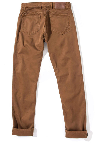 Teleria Zed Gunnison 5 Pocket Twill In Ruggine Mens - Pants - 5 Pocket