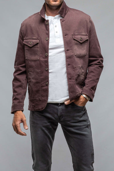 Teleria Zed Memphis Denim Jacket in Mosto Mens - Outerwear - Overshirts