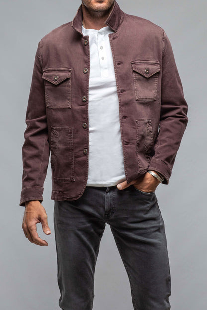 Teleria Zed Memphis Denim Jacket in Mosto Mens - Outerwear - Overshirts