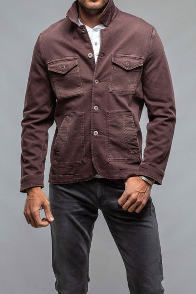 Teleria Zed Memphis Denim Jacket in Mosto Mens - Outerwear - Overshirts