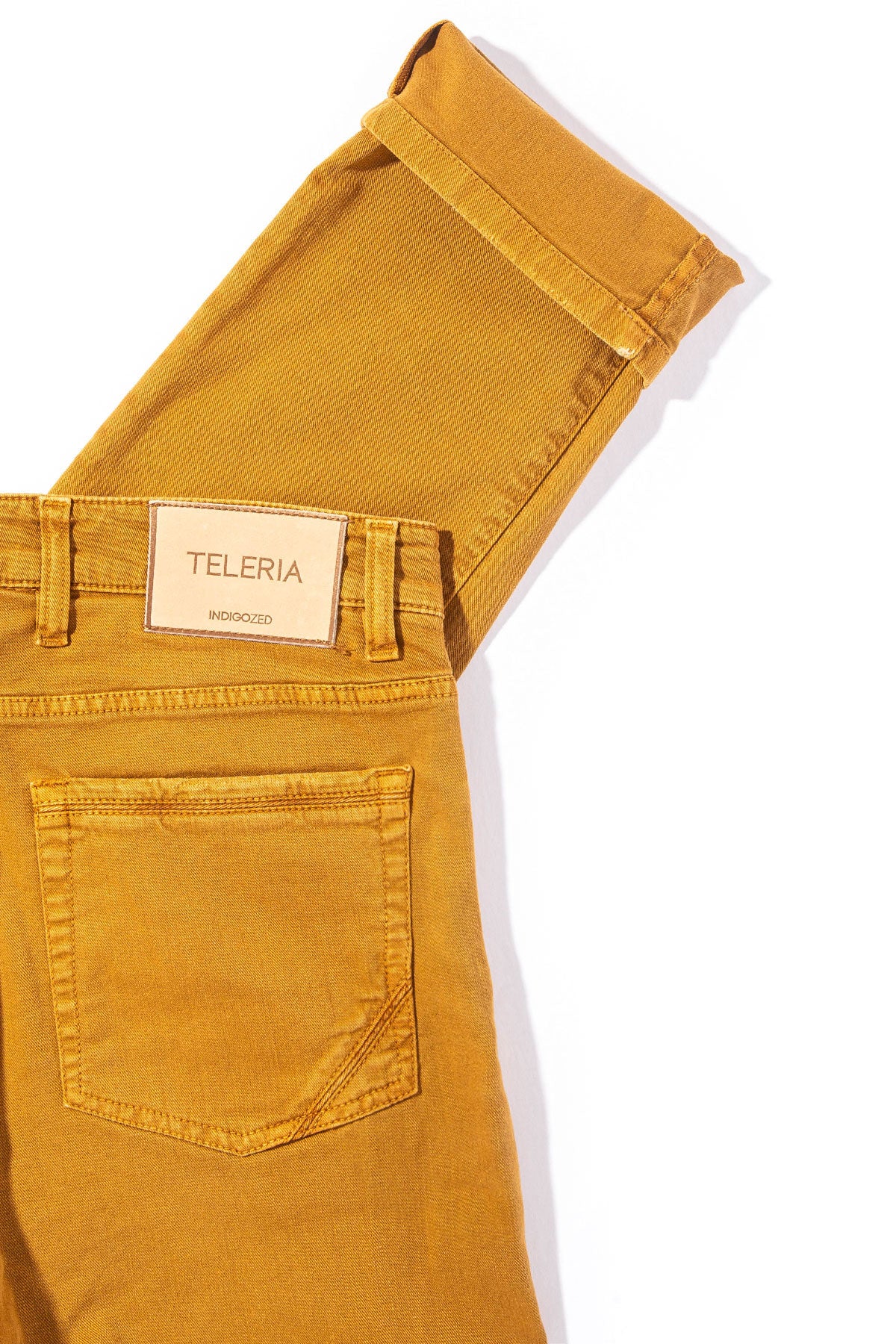 Teleria Zed Ouray 5-Pocket Stretch Twill in Curcuma Mens - Pants - 5 Pocket
