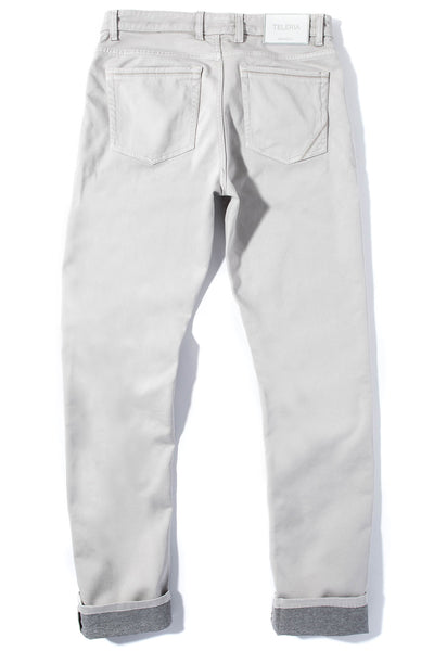 Teleria Zed Stratton 5 Pocket Stretch Cotton In Sasso Mens - Pants - 5 Pocket
