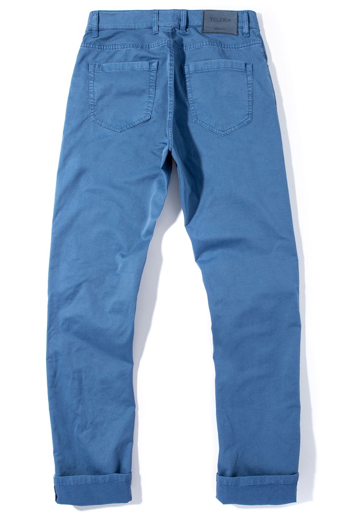 Teleria Zed Summit 5-Pocket Cotton Twill In Avio Mens - Pants - 5 Pocket