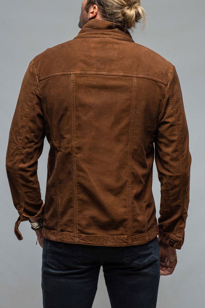 Trace Overdyed Moleskin Overshirt | Mens - Outerwear - Overshirts | Teleria Zed