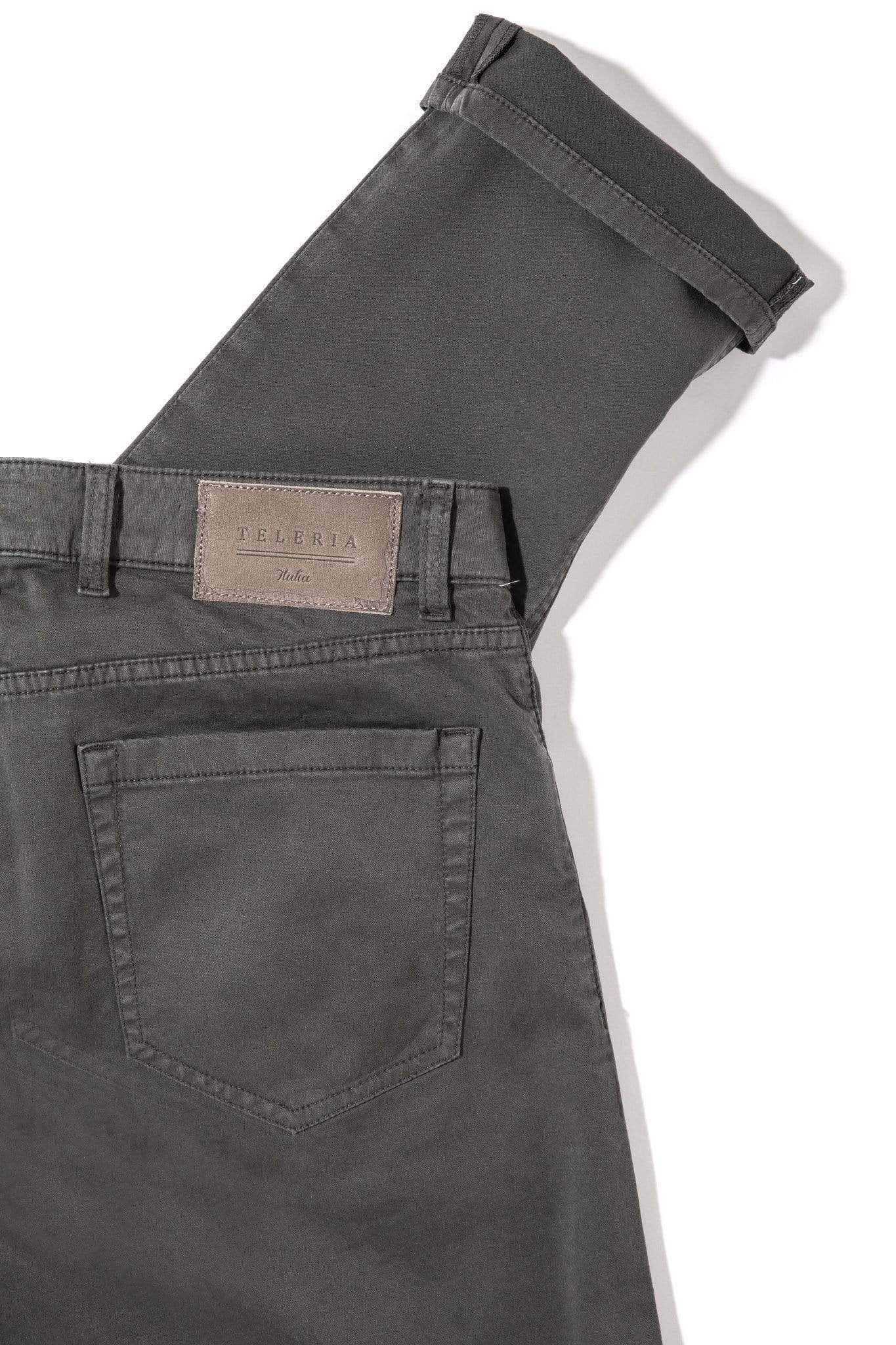 Teleria Zed Yuma Soft Touch In Antracite Mens - Pants - 5 Pocket