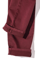 Yuma Soft Touch In Bordeaux | Mens - Pants - 5 Pocket | Teleria Zed
