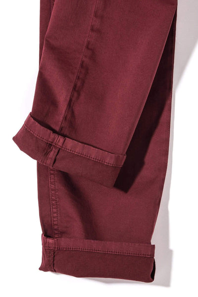 Teleria Zed Yuma Soft Touch In Bordeaux Mens - Pants - 5 Pocket
