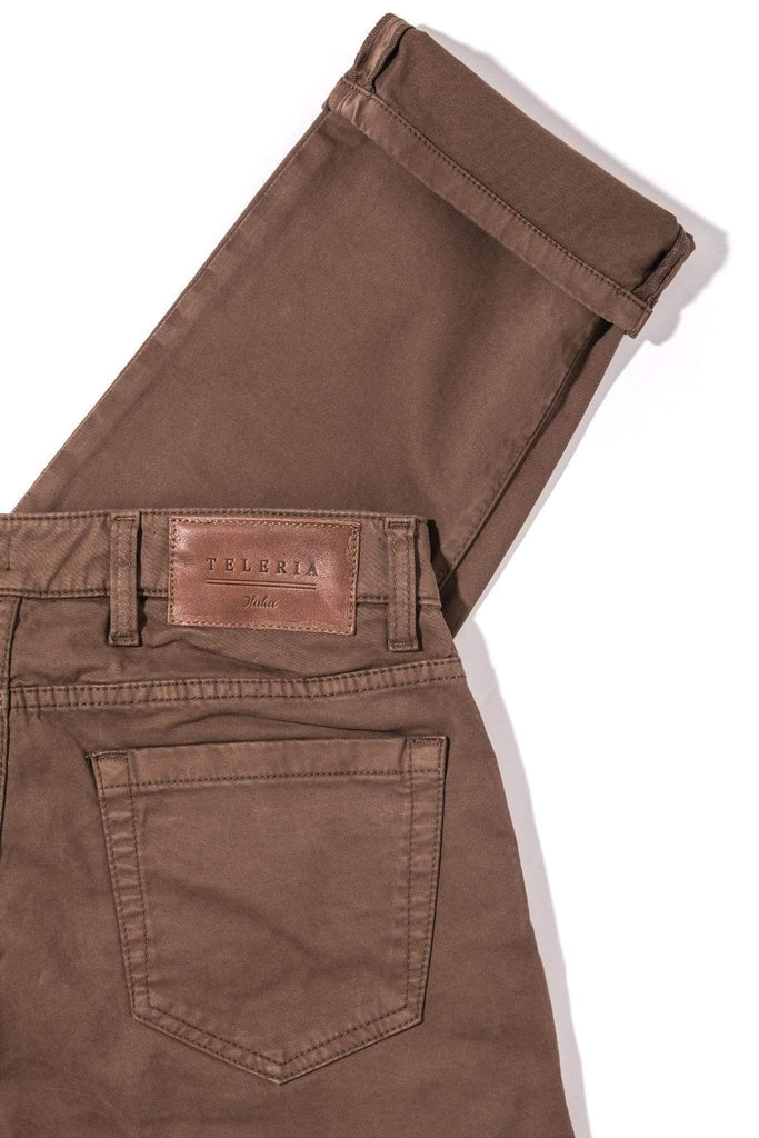 Yuma Soft Touch In Fango | Mens - Pants - 5 Pocket