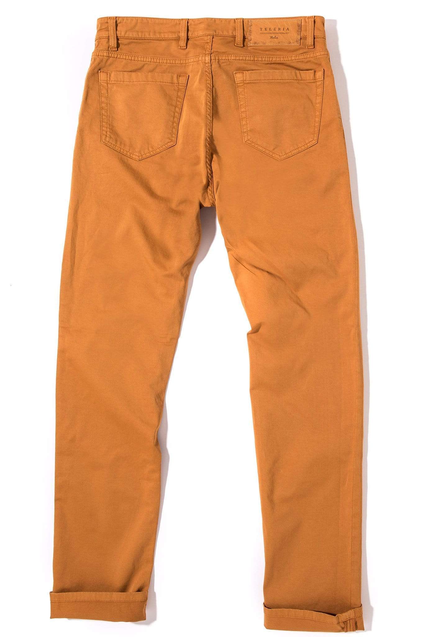 Yuma Soft Touch In Papaya | Mens - Pants - 5 Pocket | Teleria Zed