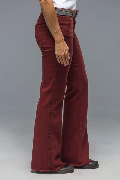 Lulu Stretch In Rust | Ladies - Pants | Via Masini 80